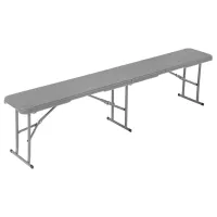 Scaun de grădină Saska Garden 1045627 Oțel / Plastic / Gray Gray