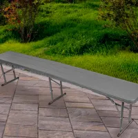 Scaun de grădină Saska Garden 1053769 Oțel / Plastic / Gray Gray photo 2