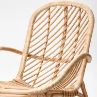 Садовый стул Ikea Brobock Искусственный ротанг / Искусственный ротанг / Бежевый Beige photo 5