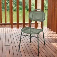 Садовый стул Ikea Ensholm Металл / Полиэстер / Зеленый Зелёный photo 2