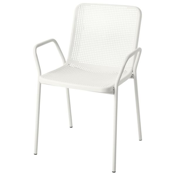 Scaun de grădină Ikea Torparo Metal / Poliester / White White photo 1 Scaun de grădină Ikea Torparo Metal / Poliester / White White photo 1