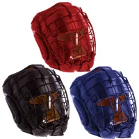 Защитный шлем для борьбы Sportline ELS MA-0730 L / ЭКО Кожа