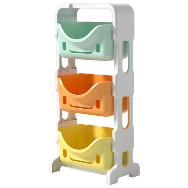 Etajeră cu containere 4Play Marshmallow 3 levels 91.5 x 41.5 x 27 cm / PAL / White photo 1