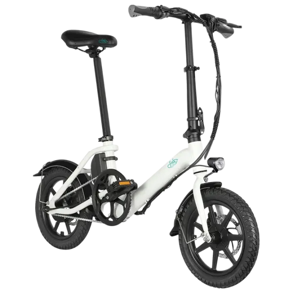 Bicicletă electrică FIIDO D3 Pro 14"  / White photo 2 Bicicletă electrică FIIDO D3 Pro 14"  / White photo 2