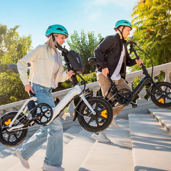 Bicicletă electrică FIIDO D3 Pro 14"  / White photo 5 Bicicletă electrică FIIDO D3 Pro 14"  / White photo 5