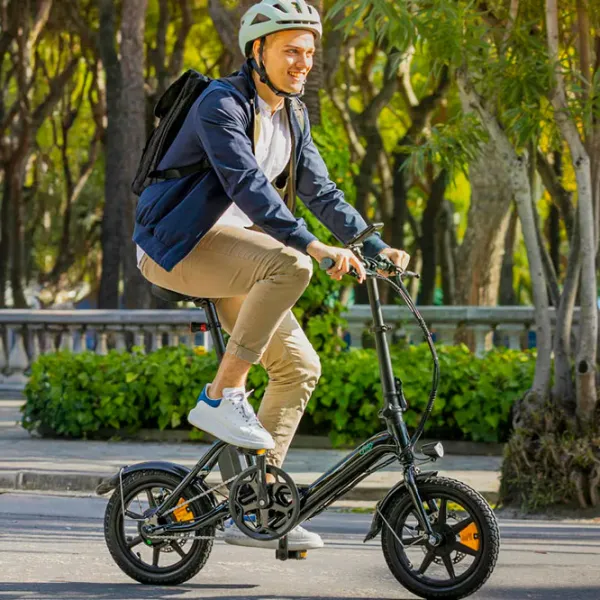 Bicicletă electrică FIIDO D3 Pro 14"  / White photo 6 Bicicletă electrică FIIDO D3 Pro 14"  / White photo 6