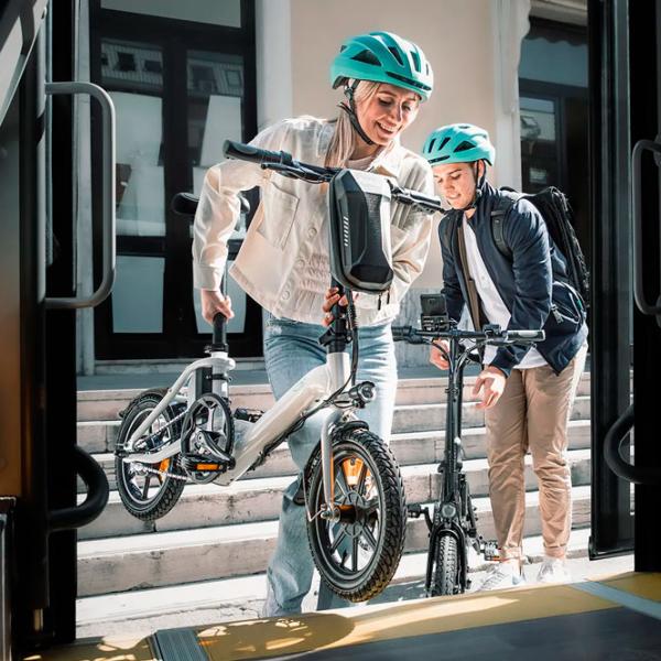 Bicicletă electrică FIIDO D3 Pro 14"  / White photo 9 Bicicletă electrică FIIDO D3 Pro 14"  / White photo 9