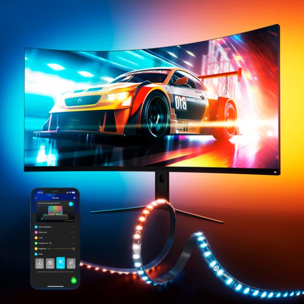 Bandă Led Govee Gaming Light Strip G1 Black photo 8