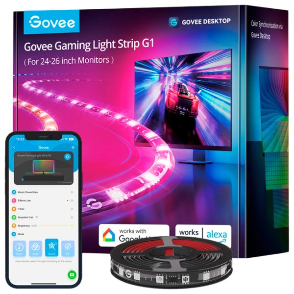 Bandă Led Govee Gaming Light Strip G1 Black photo 11