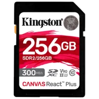Карта памяти Kingston Canvas React Plus 256 ГБ SD / UHS-II