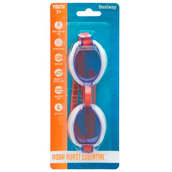 Ochelari pentru înot Bestway 21048BW pentru copii / Silicon photo 3