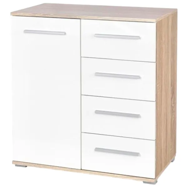 Comodă Halmar Lima KM-2 82 x 77 x 40 / LPAL / Somona Oak photo 1