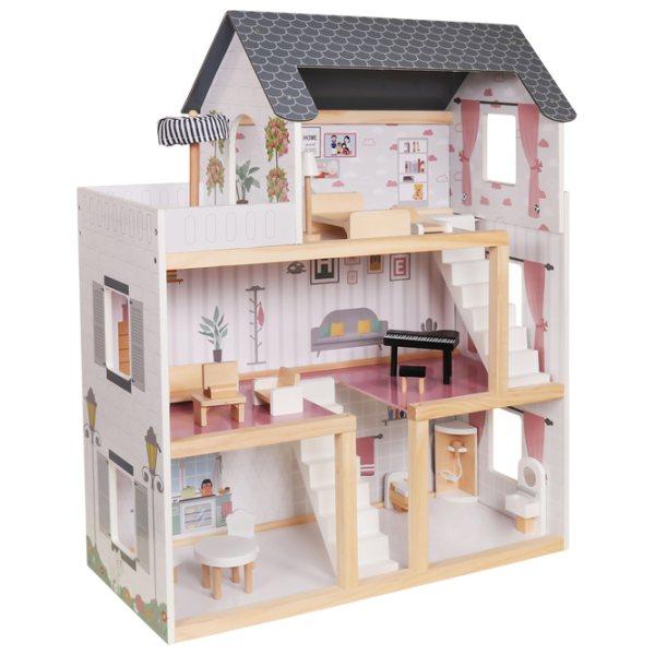 Căsuță pentru păpuși FunFit Doll House LED 3894 căsuță / 3+ photo 1