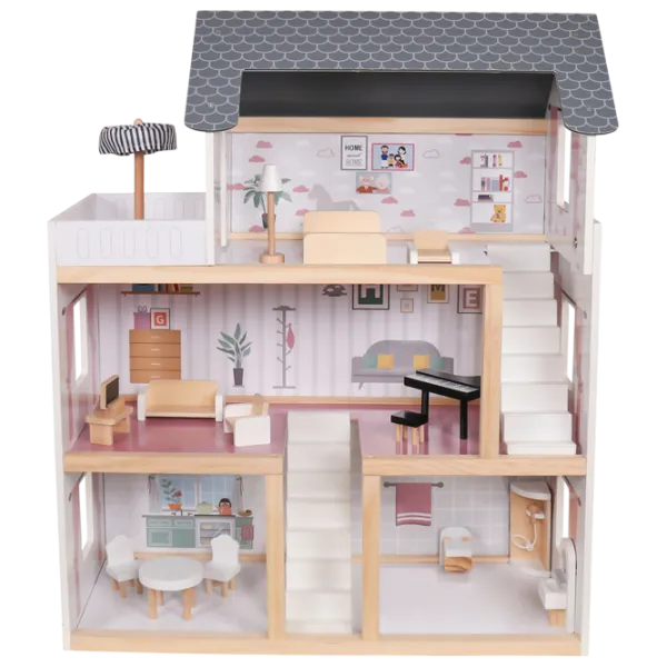 Căsuță pentru păpuși FunFit Doll House LED 3894 căsuță / 3+ photo 2