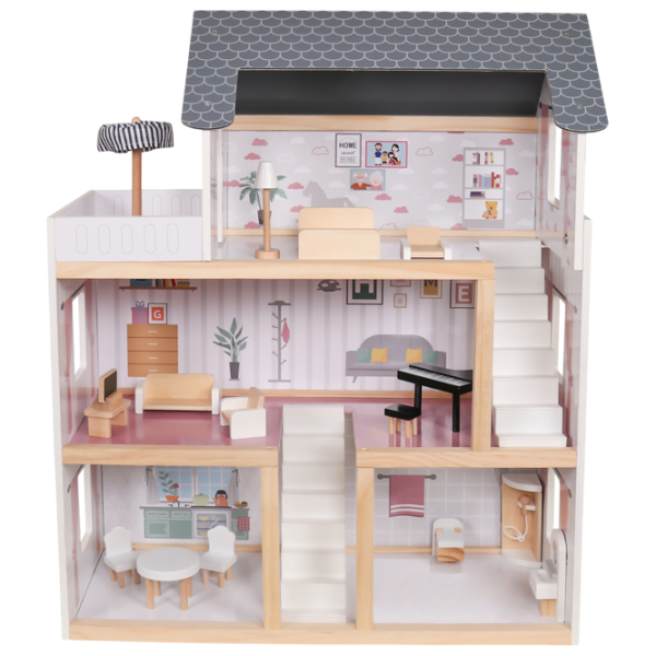 Căsuță pentru păpuși FunFit Doll House LED 3894 căsuță / 3+ photo 2