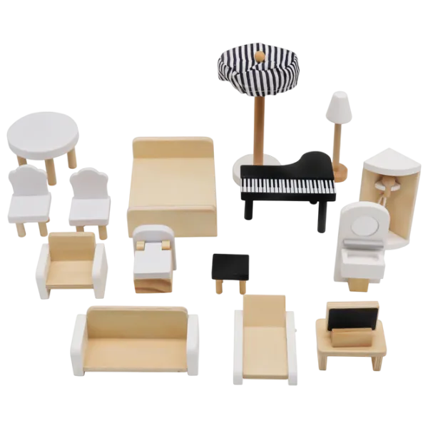 Căsuță pentru păpuși FunFit Doll House LED 3894 căsuță / 3+ photo 4