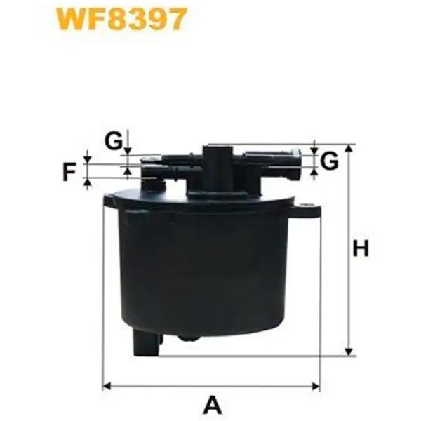 Топливный фильтр Wix Filters WF8397 156 мм photo 4 Топливный фильтр Wix Filters WF8397 156 мм photo 4