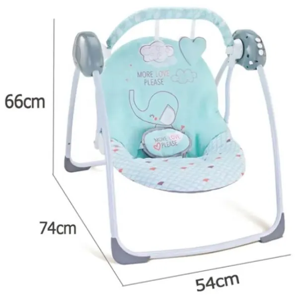 Детские качели Fitch Baby More Love Please (00842045) 9 кг/ Синий photo 2