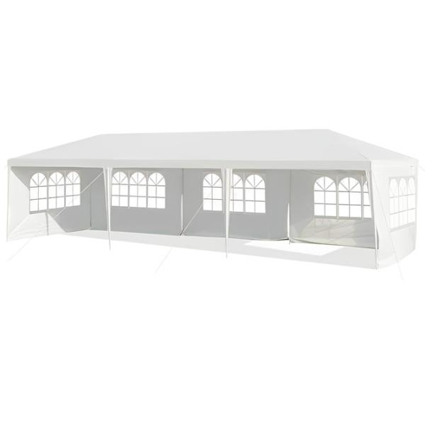 Pavilion de gradină Costway OP3935WH Dreptunghiulară / Polietilenă  photo 1