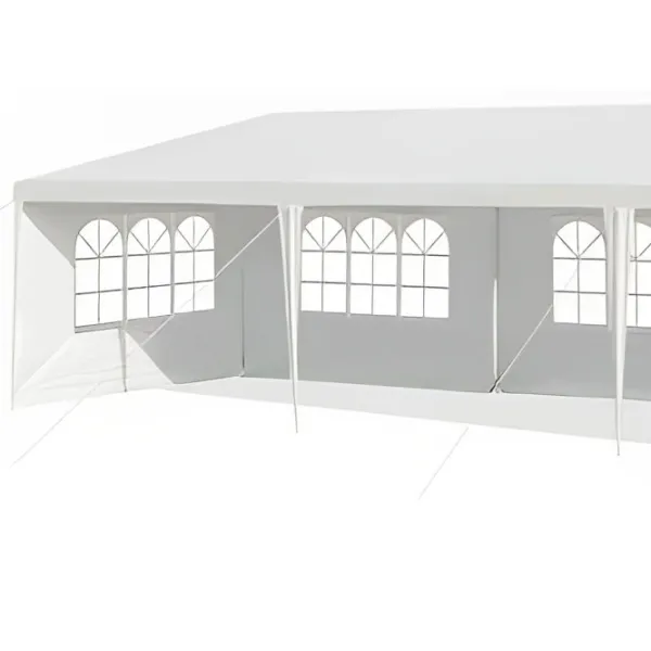 Pavilion de gradină Costway OP3935WH Dreptunghiulară / Polietilenă  photo 4