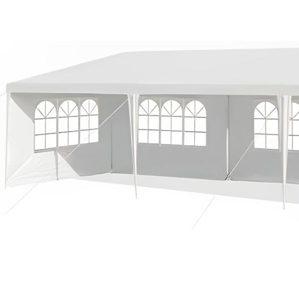 Pavilion de gradină Costway OP3935WH Dreptunghiulară / Polietilenă  photo 4