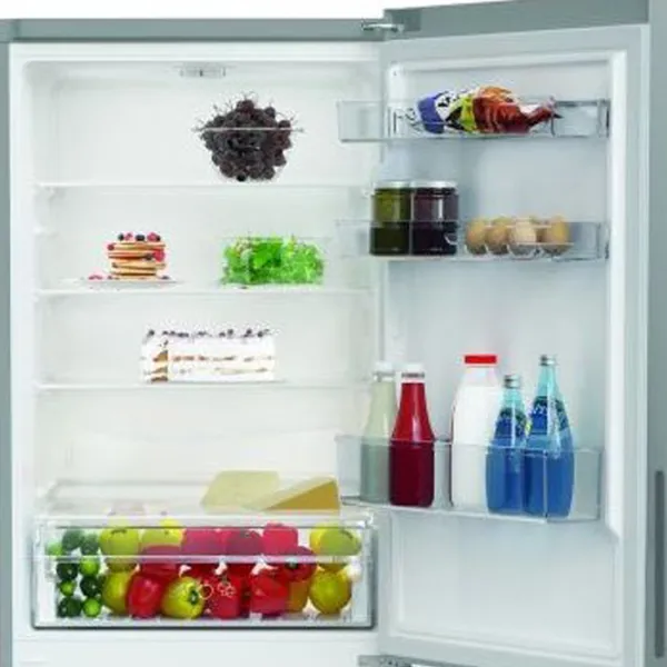 Frigider Indesit INKS 1341 S4E cu congelator jos 322 l / 177 cm / Silver photo 4