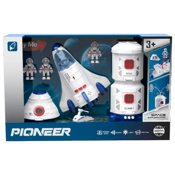 Игровой набор Wenyi Pioneer Space Exploration WY891A-3 3+ / Синий Белый photo 1