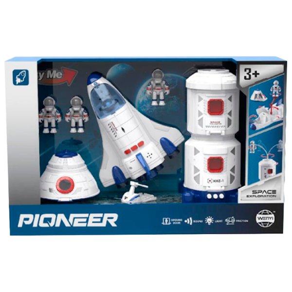 Игровой набор Wenyi Pioneer Space Exploration WY891A-3 3+ / Синий Белый photo 1