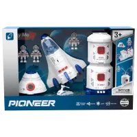Игровой набор Wenyi Pioneer Space Exploration WY891A-3 3+ / Синий Белый