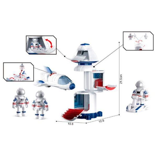 Игровой набор Wenyi Pioneer Space Exploration WY891A-3 3+ / Синий Белый photo 2