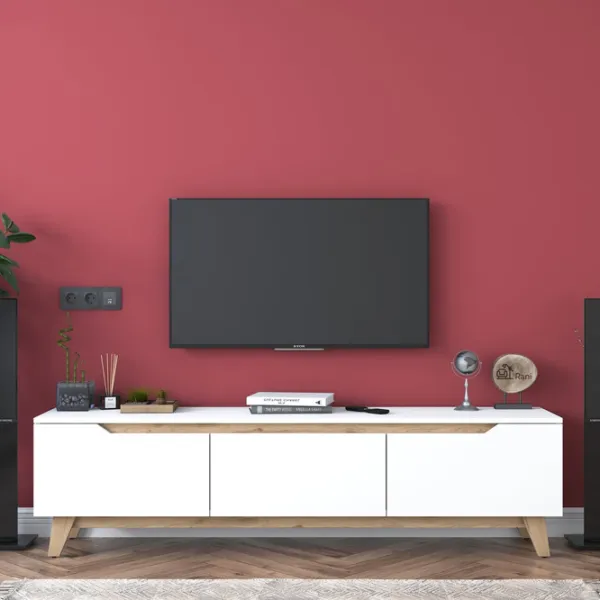 Тумба под телевизор Mirage Meble D1 48.3 x 180 x 35см / ЛДСП photo 7