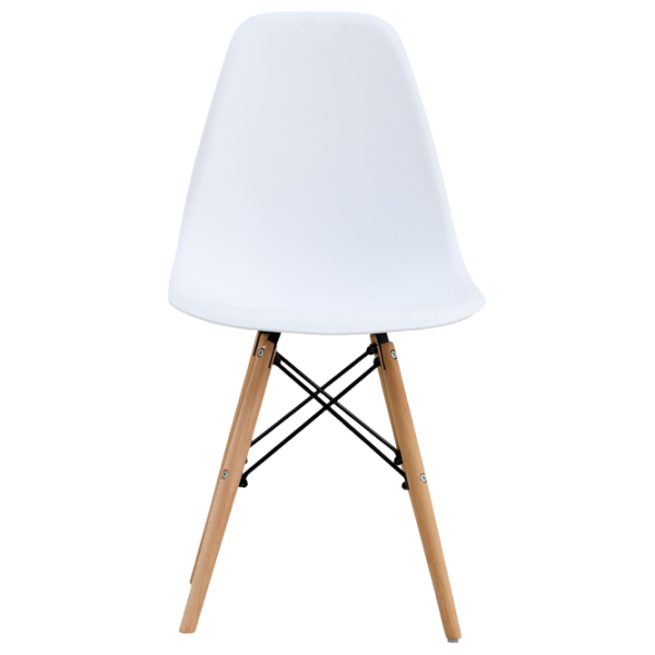 Scaun de bucătărie Sunrise C-01 Plastic/ White Beech Wood photo 1