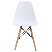 Scaun de bucătărie Sunrise C-01 Plastic/ White Beech Wood