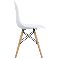 Scaun de bucătărie Sunrise C-01 Plastic/ White Beech Wood photo 2