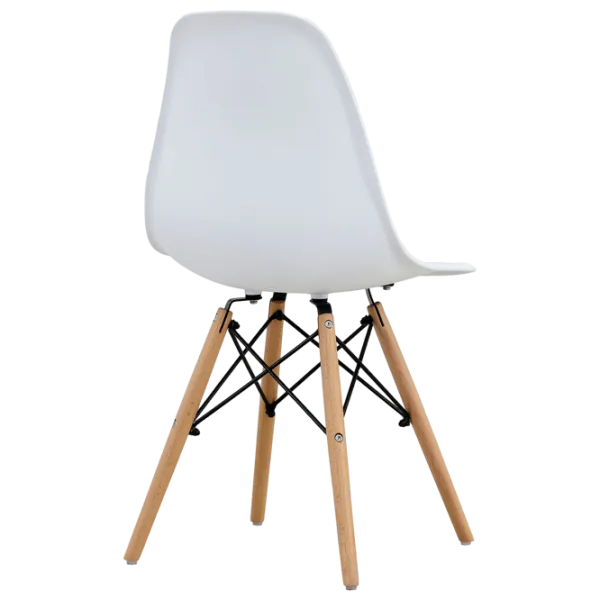 Scaun de bucătărie Sunrise C-01 Plastic/ White Beech Wood photo 3