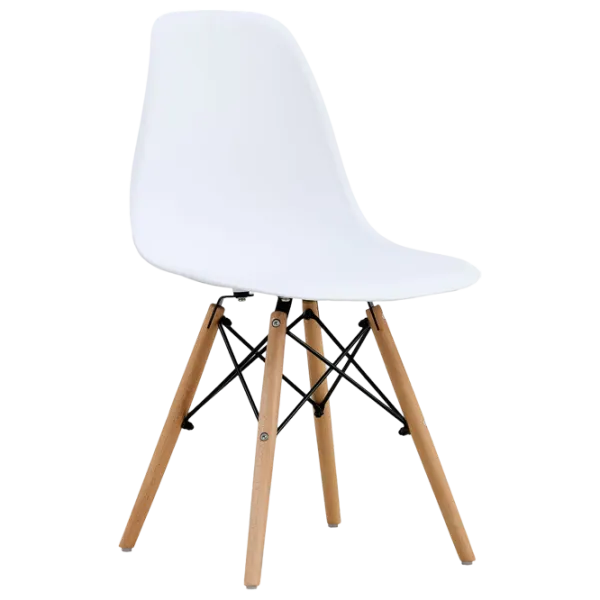 Scaun de bucătărie Sunrise C-01 Plastic/ White Beech Wood photo 5
