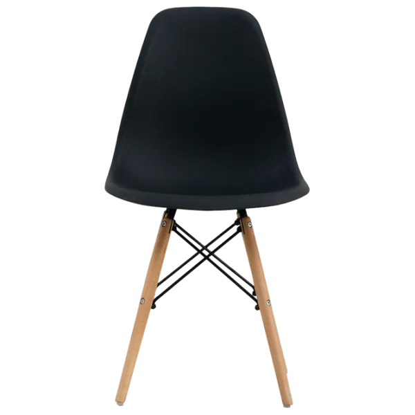 Scaun de bucătărie Sunrise C-01 Plastic/ Black Beech Wood photo 1