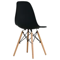 Scaun de bucătărie Sunrise C-01 Plastic/ Black Beech Wood photo 3