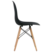 Scaun de bucătărie Sunrise C-01 Plastic/ Black Beech Wood photo 5