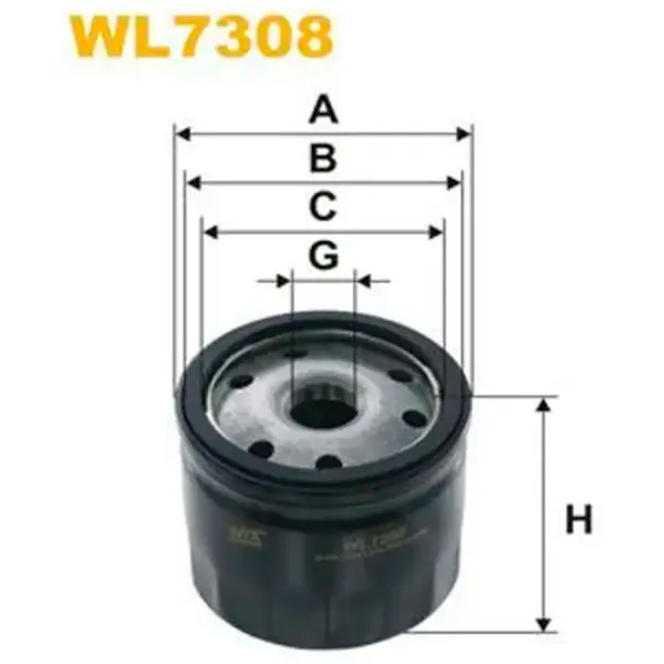 Масляный фильтр Wix Filters WL7308 WX-WL7308 photo 4