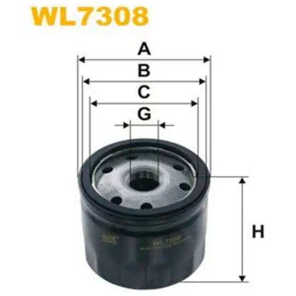 Масляный фильтр Wix Filters WL7308 WX-WL7308 photo 4