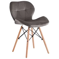 Scaun de bucătărie Sunrise C-22 Velur/ Gray Beech Wood photo 2