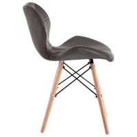 Scaun de bucătărie Sunrise C-22 Velur/ Gray Beech Wood photo 3
