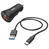 Încărcător auto Hama 178394 3 A / Black