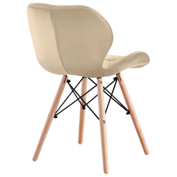 Кухонный стул Sunrise C-22 Велюр/ Бежевый Beech Wood photo 3
