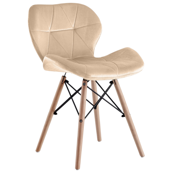 Кухонный стул Sunrise C-22 Велюр/ Бежевый Beech Wood photo 5
