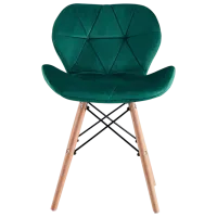 Кухонный стул Sunrise C-22 Велюр/ Зеленый Beech Wood
