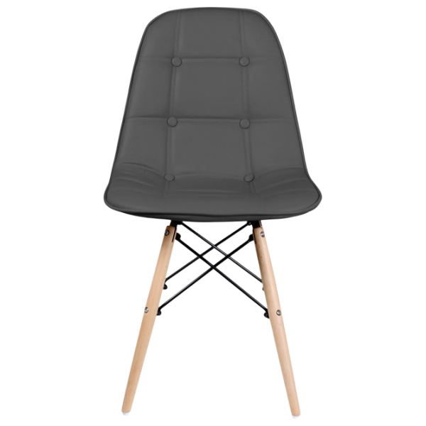Scaun de bucătărie Sunrise C-24 PU Piele artificială/ Gray Beech Wood photo 1
