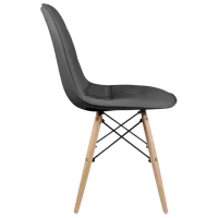 Scaun de bucătărie Sunrise C-24 PU Piele artificială/ Gray Beech Wood photo 3
