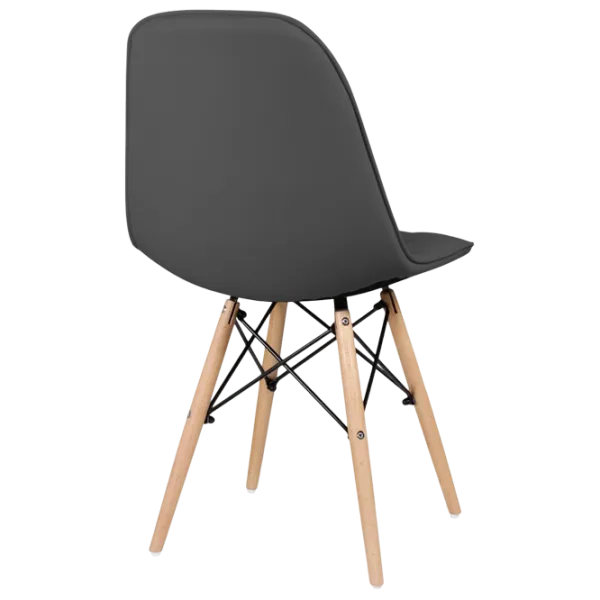 Scaun de bucătărie Sunrise C-24 PU Piele artificială/ Gray Beech Wood photo 4